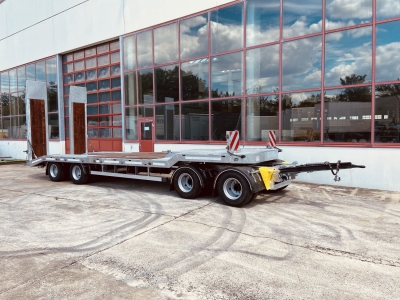 Möslein T 4 VB F 4 Achs Tieflader- Anhänger, Neufahrzeug
