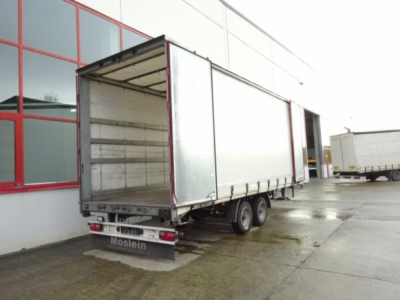 Möslein TP 11 Schwebheim Tandem- Schiebeplanenanhänger zum Durchladen