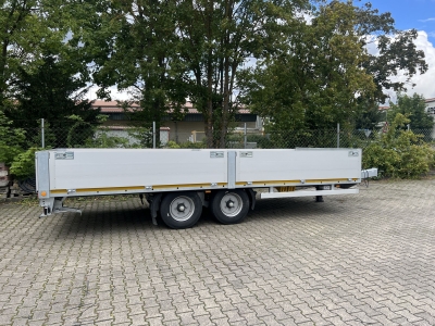Möslein THT 11- G 7,2 Tandem- Pritschenanhänger- Tieflader