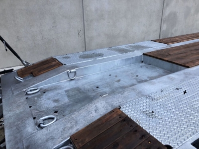 Möslein T 4 VB H1 neuer 4 Achs Tieflader hydraulischen Rampen