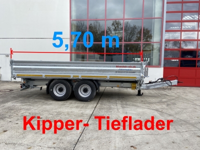 Möslein TTD 14  5,70 m 14 t Tandem- Kipper Tieflader 5,70 m lang, Breite Reifen
-- Neufahrzeug --