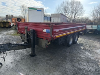 ANDERE TK14 14,4 t Tandemkipper- Tieflader Breitbereifung