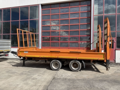 BLOMENROEHR 896/14000 14 t Tandem 2 Seiten Kipper / Tieflader