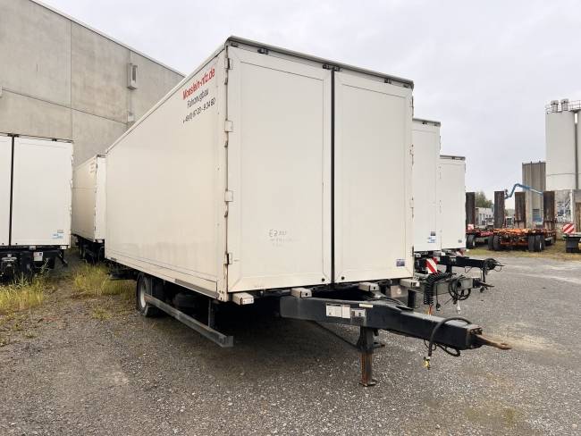 Möslein EK 1- D 7,3 1 Achs Kofferanhänger Durchladen  7,08 m lang