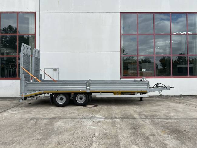 Möslein TT11 BR Neuer Tandemtieflader, breit Rampen