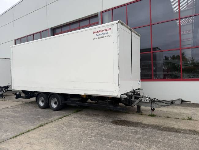 Möslein TK0105D-L Weiß Tandem Koffer mit Ladebordwand + Durchladbar
