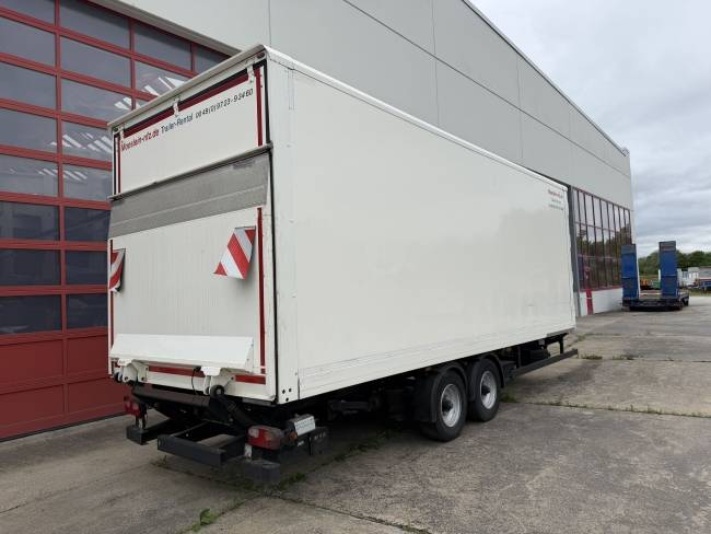 Möslein TK0105D-L Weiß Tandem Koffer mit Ladebordwand + Durchladbar
