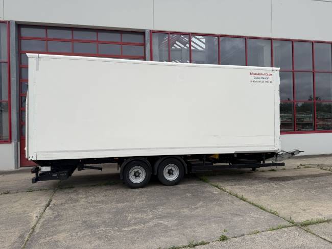 Möslein TK0105D-L Weiß Tandem Koffer mit Ladebordwand + Durchladbar