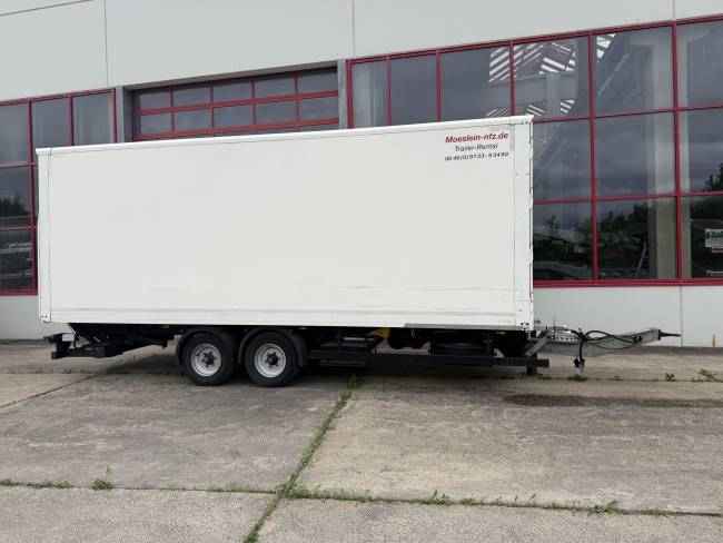 Möslein TK0105D-L Weiß Tandem Koffer mit Ladebordwand + Durchladbar