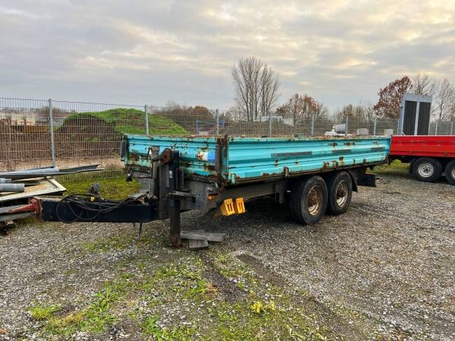 Obermaier 14 14 t Tandemkipper- Tieflader