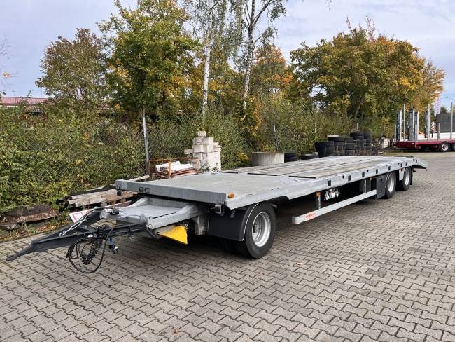 Möslein TO 3 F Schwebheim 3 Achs Tiefladeranhänger