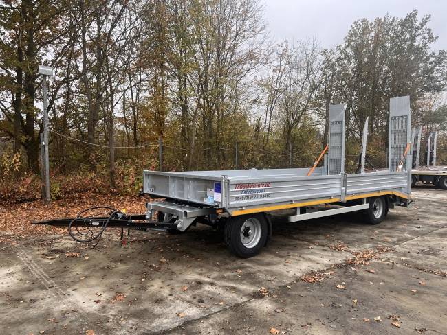 Möslein T 2  GG10,9 Neuer 2 Achs Tieflader- Anhänger