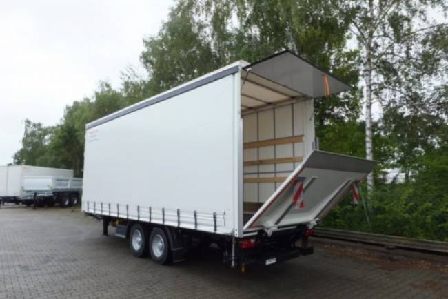 Möslein TPS 11 DL 7,30 neuer Planenanhänger, Ladebordwand + Durchladbar