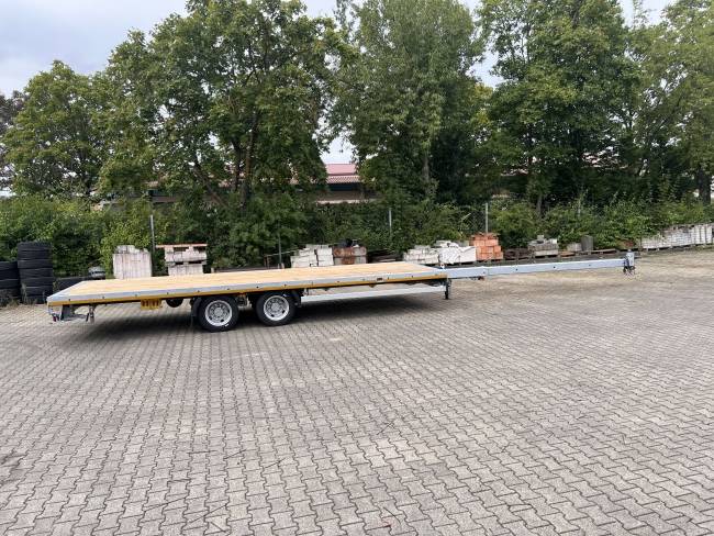 Möslein THT 14-G 7,20 ausziehbar 13,9 t Tandemanhänger- Tieflader, ausziehbar