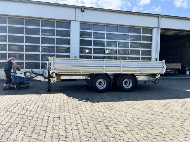 Möslein TTD 19 B neuer 19 t Tandemkipper- Tieflader hydraulischer Klappe