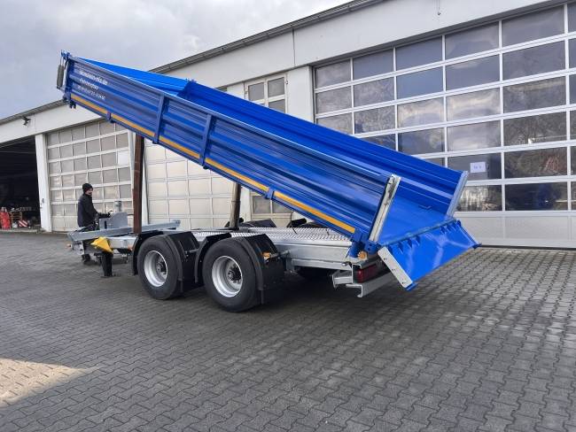 Möslein TTD 19 B neuer 19 t Tandemkipper- Tieflader hydraulischer Klappe