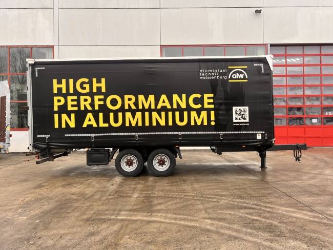 FLIEGL TPS135 13,5 t Tandemplanenanhänger, neuwertig