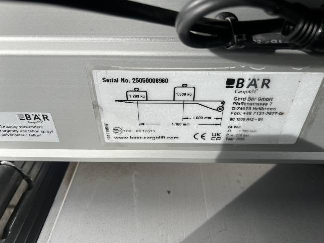 Möslein BDF Tandem- BDF- Wechselanhänger - Ladebordwand