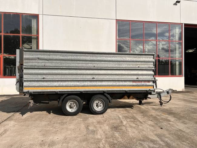 Möslein TDS 13 Schwebheim 13 t Tandemkipper- Tieflader, Aufsatzbordwände