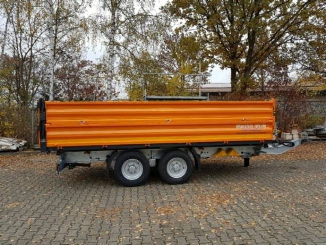 Möslein TTD13- BA Orange 13 t Tandem Kipper Tieflader
mit Bordwand- Aufsatz
-- Neufahrzeug --
