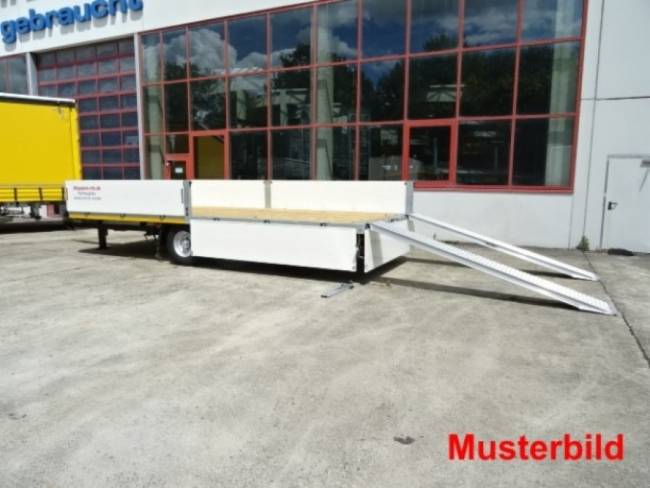 Möslein THT 11- G 6,2 Tandem Pritsche- Tieflader mit Rungentaschen