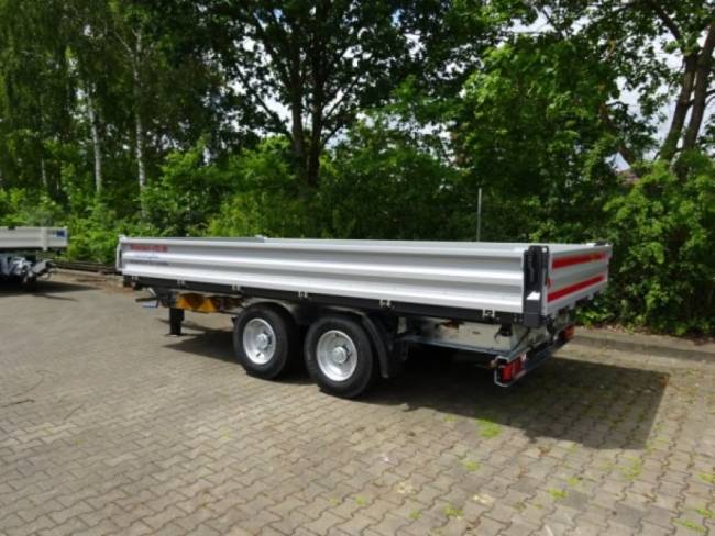Möslein TTD11 weiß neuer Tandem 3- Seitenkipper Tieflader
-- Neufahrzeug --