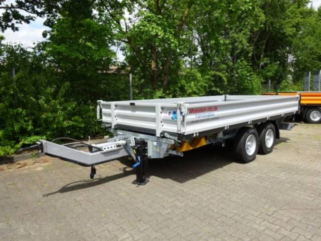 Möslein TTD11 weiß neuer Tandem 3- Seitenkipper Tieflader
-- Neufahrzeug --