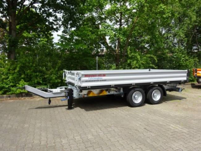 Möslein TTD11 weiß neuer Tandem 3- Seitenkipper Tieflader
-- Neufahrzeug --