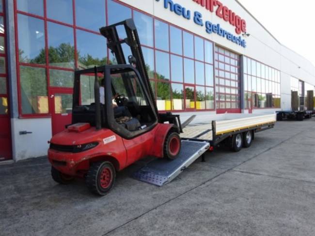 Möslein TTT 11 5,2 BR Weiß Neuer Tandemtieflader mit Breiten Rampen