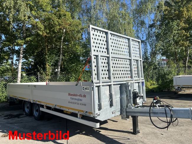 Möslein THT 11- G 7,2 Tandem- Pritschenanhänger- Tieflader