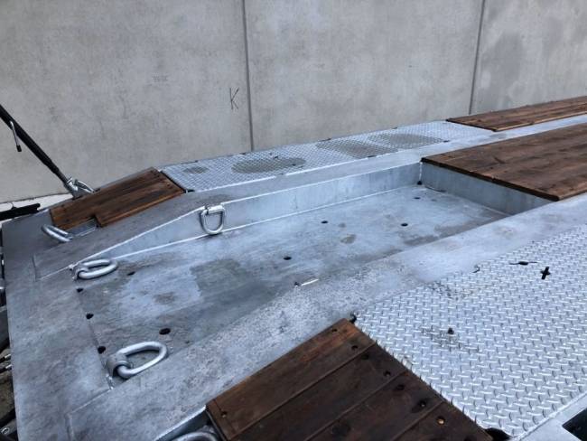 Möslein T 4 VB H1 neuer 4 Achs Tieflader hydraulischen Rampen