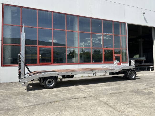 Möslein T 2 Schwebheim Neuer 2 Achs Tieflader- Anhänger, Verbreiterung