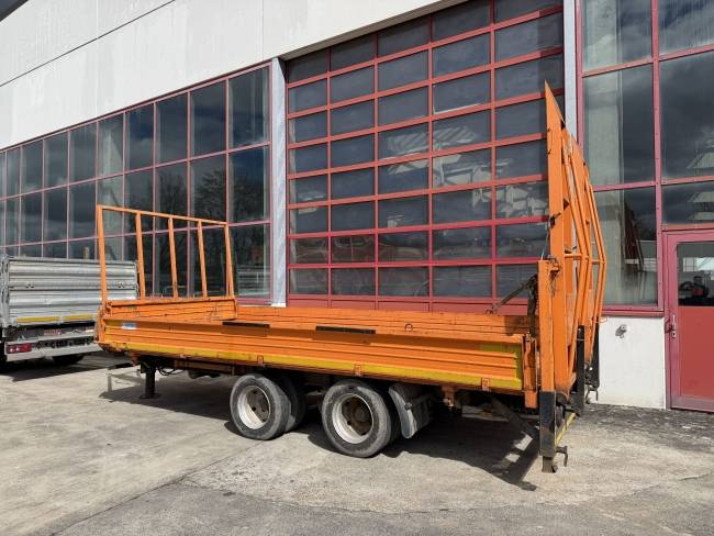 BLOMENROEHR 896/14000 14 t Tandem 2 Seiten Kipper / Tieflader