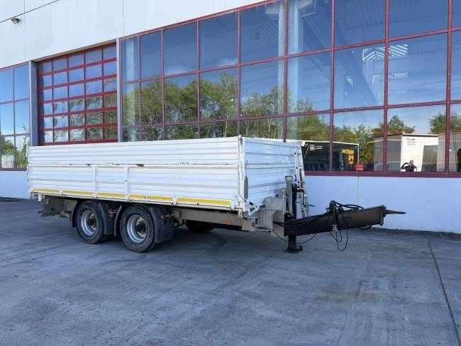 ANDERE 18 t 18 t Tandemkipper- Tieflader, Aufsatzbordwände