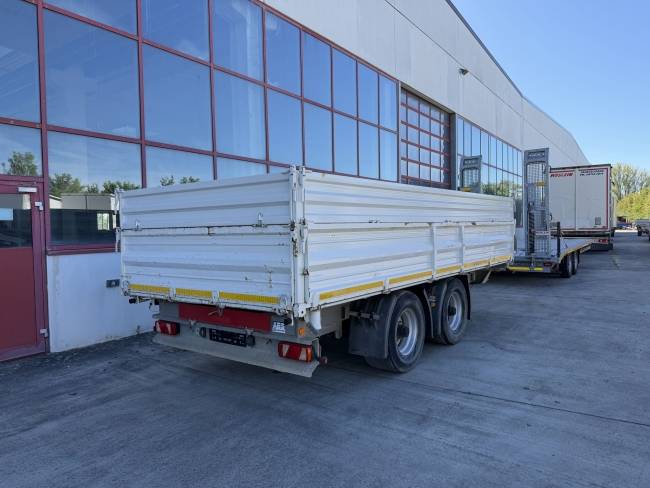 ANDERE 18 t 18 t Tandemkipper- Tieflader, Aufsatzbordwände